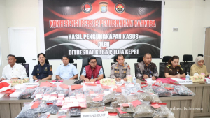 Ditresnarkoba Polda Kepri Musnahkan Barang Bukti 26 Kasus, Selamatkan 56 Ribu Jiwa