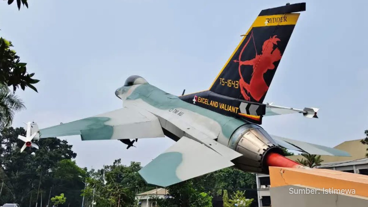 Monumen F-16 Lanud Roesmin Nurjadin Kini Tampil Lebih Segar