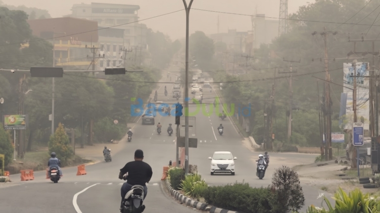Tanjungpinang Diselimuti Asap, Pemko Hentikan Sementara Pembelajaran Tatap Muka