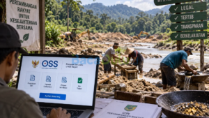 Petugas ESDM Riau menjelaskan proses IPR tambang emas via OSS