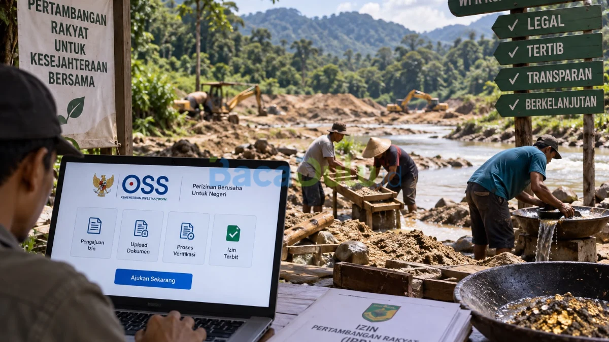 Petugas ESDM Riau menjelaskan proses IPR tambang emas via OSS