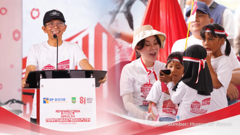 Groundbreaking Sekolah Terintegrasi Merah Putih di Rempang, Batam