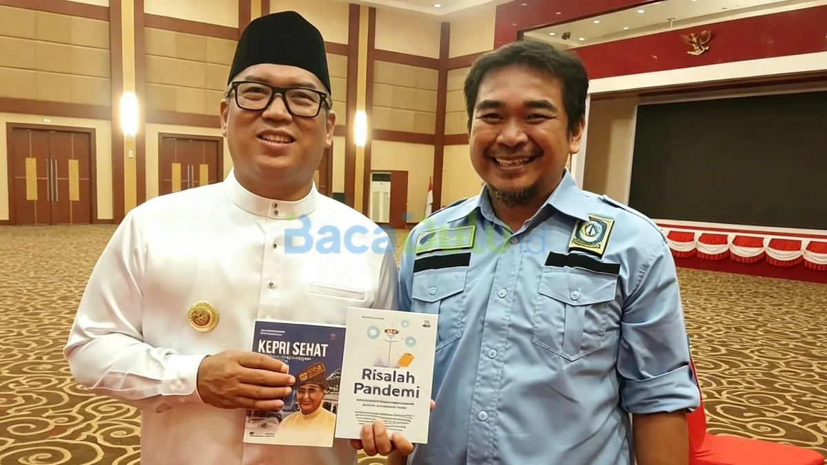 Foto konferensi pers refleksi 24 tahun layanan kesehatan Kepri