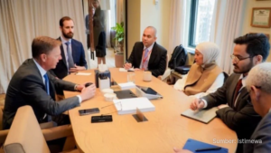 Pertemuan Meutya Hafid dengan eksekutif Meta di New York