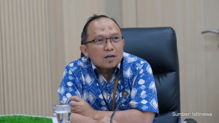 Budiman kepala kanwil DJPb Kepri berbicara tentang belanja produktif di Tanjungpinang