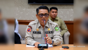 Edy Afrizal kepala BPBD Riau berbicara tentang zero karhutla di Pekanbaru