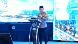 Kapolri Listyo Sigit Prabowo memberi kuliah umum tentang teknologi bijak di kampus UMSU