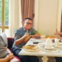 Andi Azwan, Ketua Umum Militan Gibran 08, berbicara di Jakarta