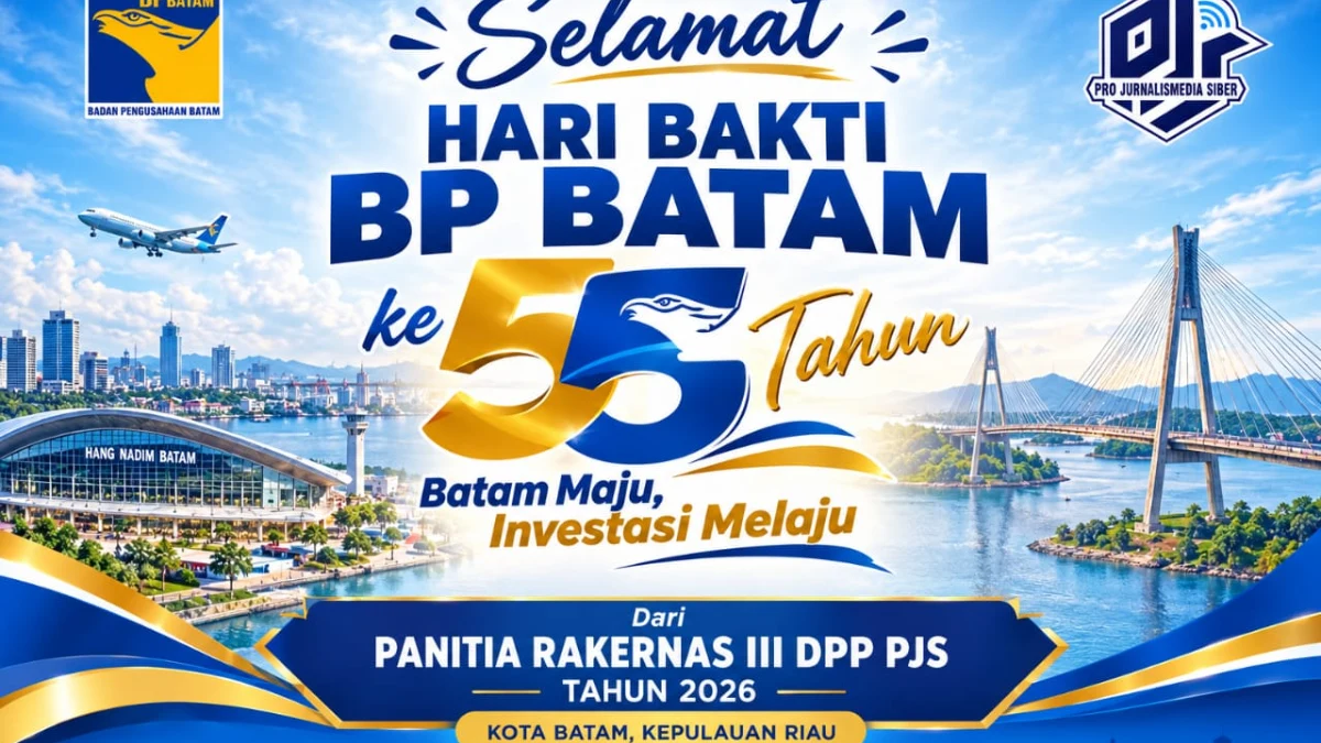 Budiono memberikan apresiasi kepada BP Batam di acara peringatan Hari Bakti