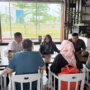 Bupati Afni Zulkifli memeriksa fasilitas di Kampung Teluk Lanus, Siak