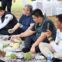 Bupati Roby Kurniawan berbicara tentang tradisi kenduri di festival durian Bintan
