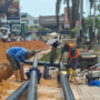 Edi Siswanto berbicara tentang proyek pipanisasi air bersih di Batu 8 Atas