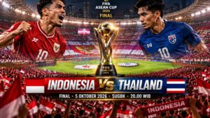 Penonton mengisi Stadion Utama Gelora Bung Karno menjelang final Indonesia vs Thailand