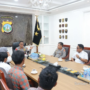 Irjen Pol Suhendri berbicara dengan wartawan IJTI di ruang kerja di Batam