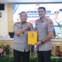 Irjen Pol. Suhendri memberikan arahan di ruang serah terima jabatan Polda Kepri
