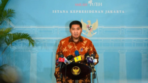 Maruarar Sirait berbicara di Kantor Presiden tentang program perbaikan rumah