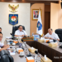 Menteri Dalam Negeri Muhammad Tito Karnavian berbicara dalam rapat koordinasi hybrid tentang peran Diskominfo