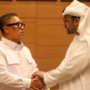 Wakil Gubernur Kepri Nyanyang Haris Pratamura berdiskusi dengan Duta Besar UEA di Jakarta Selatan