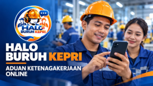 Acara peluncuran platform Halo Buruh Kepri di Hotel Aglow Batam