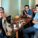 Rikky Fermana dan M. Zen menunggu di Bandara Depati Amir, Pangkalpinang