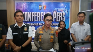 Kombes Pol Silvester Simamora mengumumkan pengunduran diri dari Dirreskrimsus Kepri