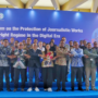 Menteri Hukum Supratman Andi Agtas berbicara di forum ASEAN di Bali