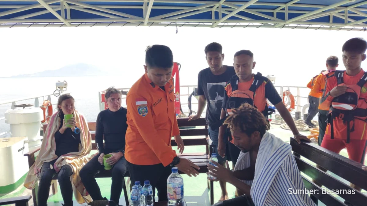 Tim SAR Gabungan menyelamatkan enam penyelam di perairan Pulau Panga Batang