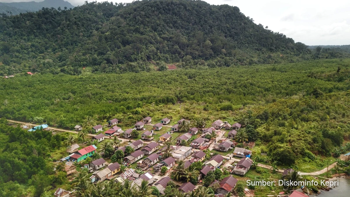 Wakil Gubernur Nyanyang Pratamura berbicara tentang permukiman Suku Laut